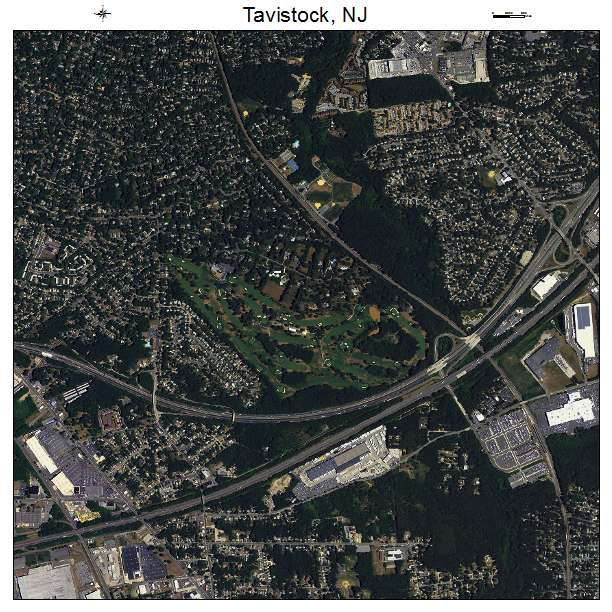 Tavistock, NJ air photo map