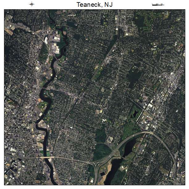 Teaneck, NJ air photo map