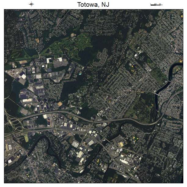 Totowa, NJ air photo map