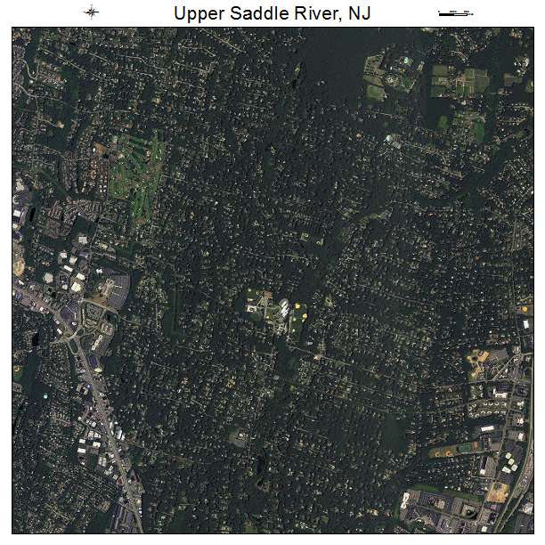 Upper Saddle River, NJ air photo map