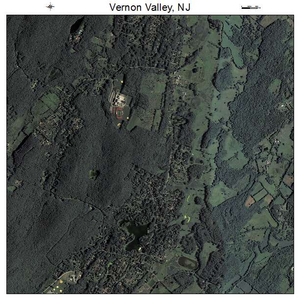 Vernon Valley, NJ air photo map