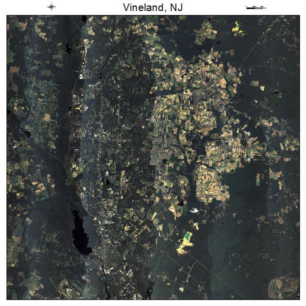 Vineland, NJ air photo map