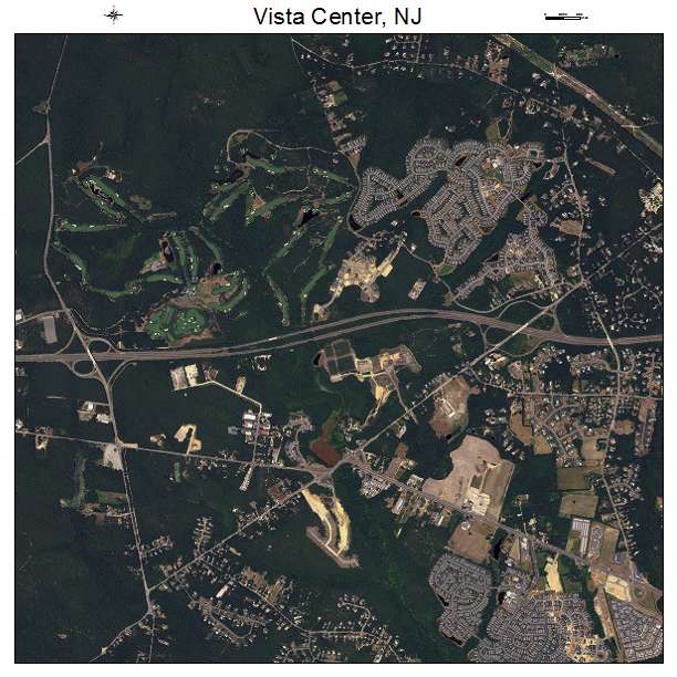 Vista Center, NJ air photo map