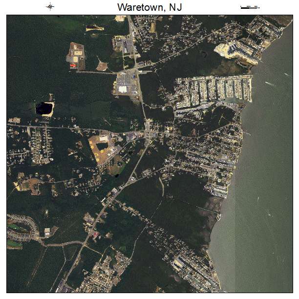 Waretown, NJ air photo map