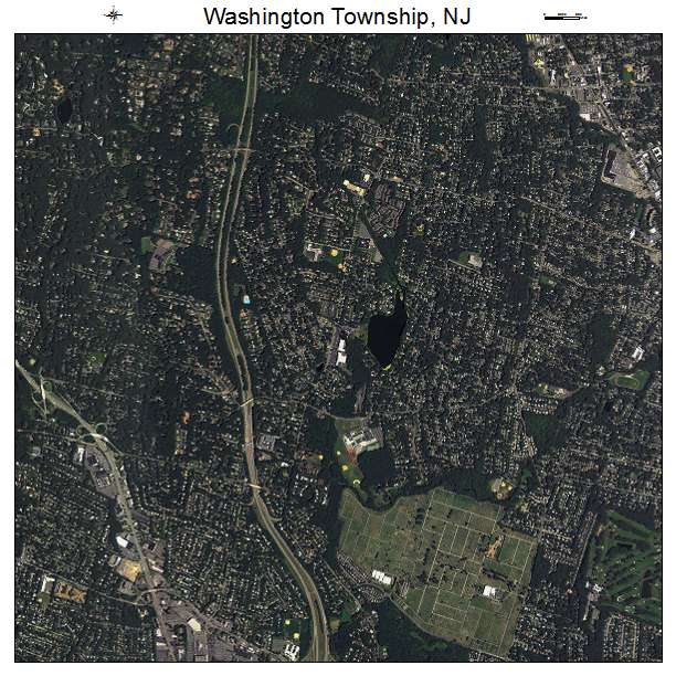 Washington Township, NJ air photo map