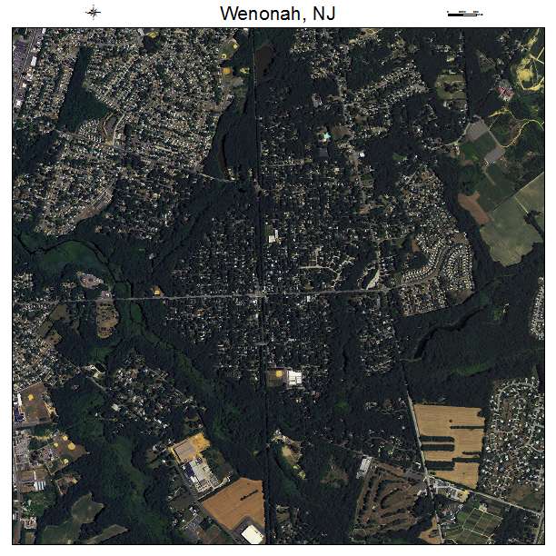 Wenonah, NJ air photo map