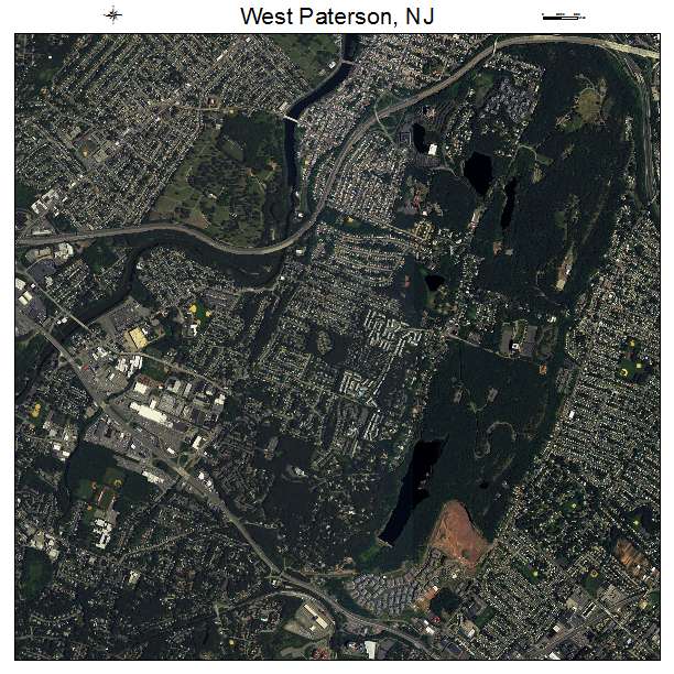 West Paterson, NJ air photo map