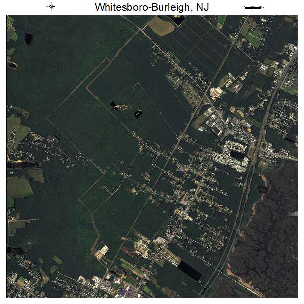 Whitesboro Burleigh, NJ air photo map