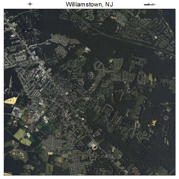 Williamstown, NJ air photo map