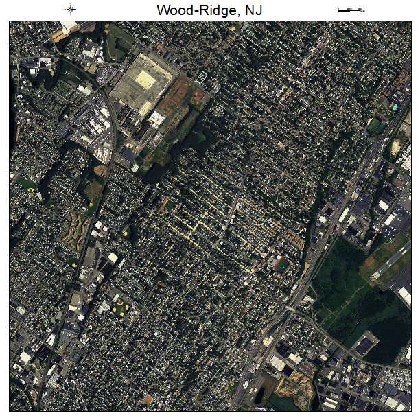 Wood Ridge, NJ air photo map