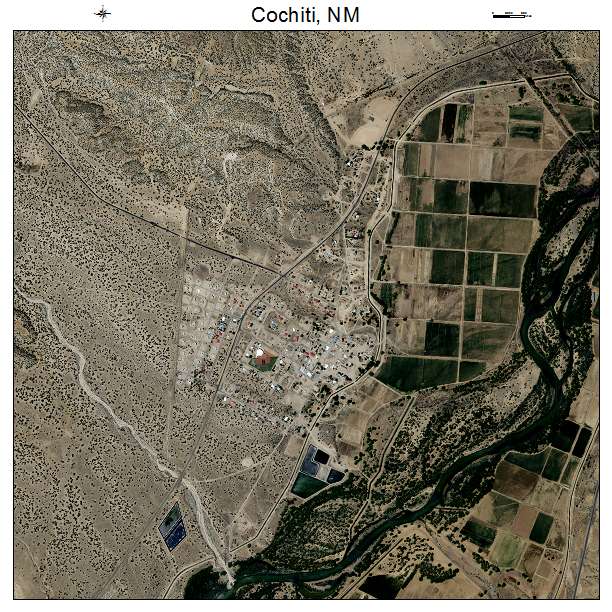 Cochiti, NM air photo map