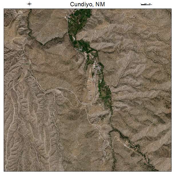 Cundiyo, NM air photo map