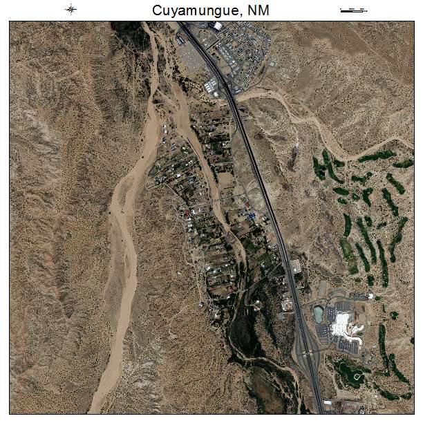 Cuyamungue, NM air photo map