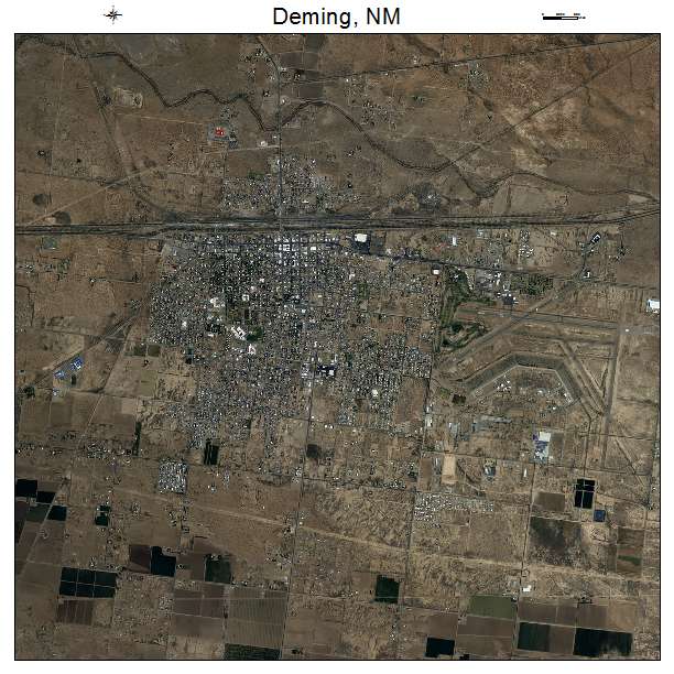 Deming, NM air photo map