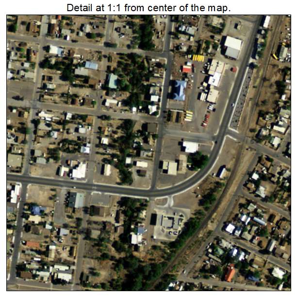 Bayard, New Mexico aerial imagery detail