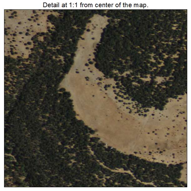 Chilili, New Mexico aerial imagery detail