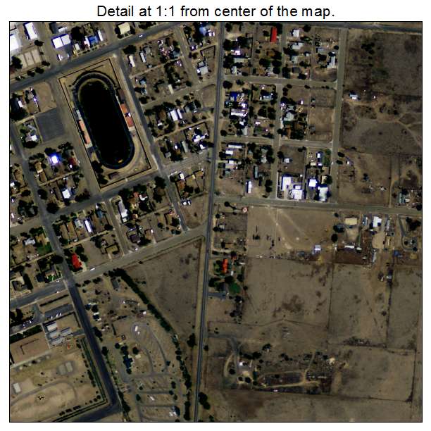 Clayton, New Mexico aerial imagery detail