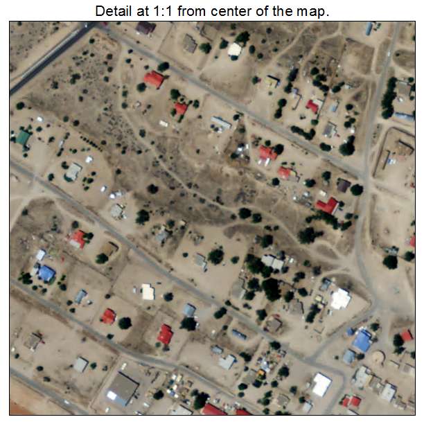 Cochiti, New Mexico aerial imagery detail