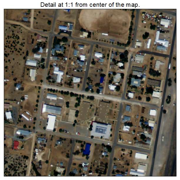 Corona, New Mexico aerial imagery detail