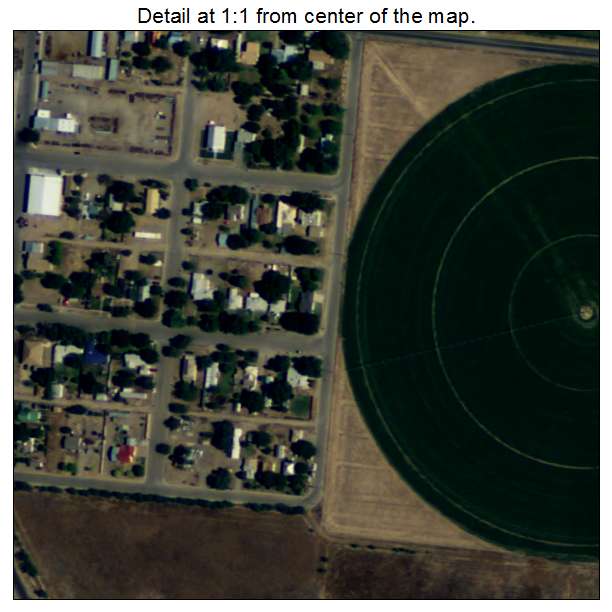 Dexter, New Mexico aerial imagery detail