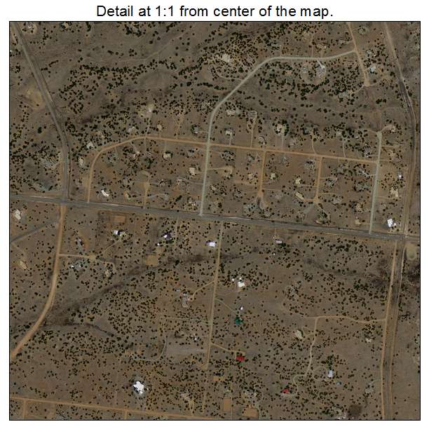 Eldorado at Santa Fe, New Mexico aerial imagery detail
