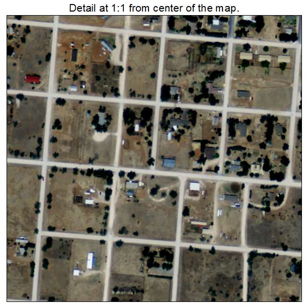 Elida, New Mexico aerial imagery detail