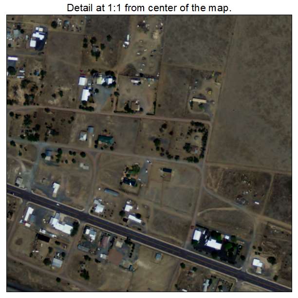 Encino, New Mexico aerial imagery detail