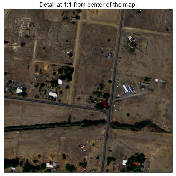 Folsom, New Mexico aerial imagery detail