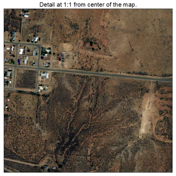 Fort Sumner, New Mexico aerial imagery detail