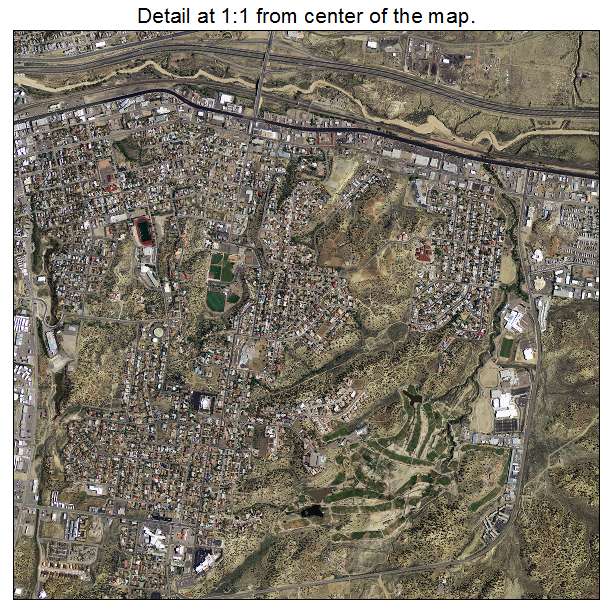 Gallup, New Mexico aerial imagery detail