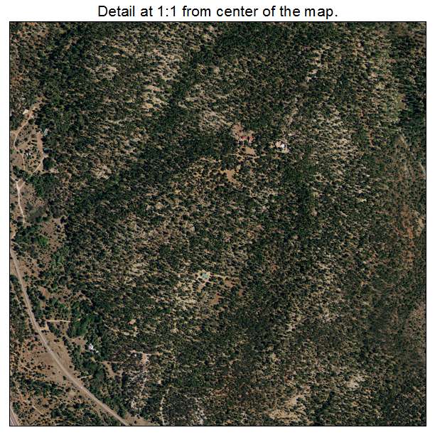 Glorieta, New Mexico aerial imagery detail
