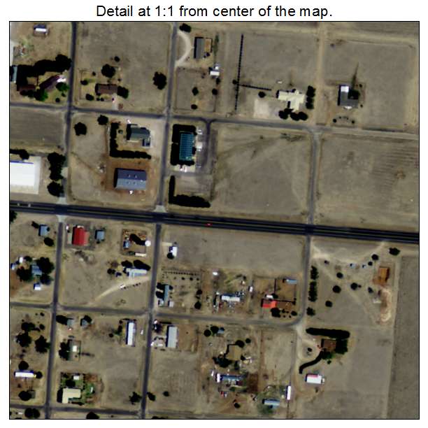 Grady, New Mexico aerial imagery detail