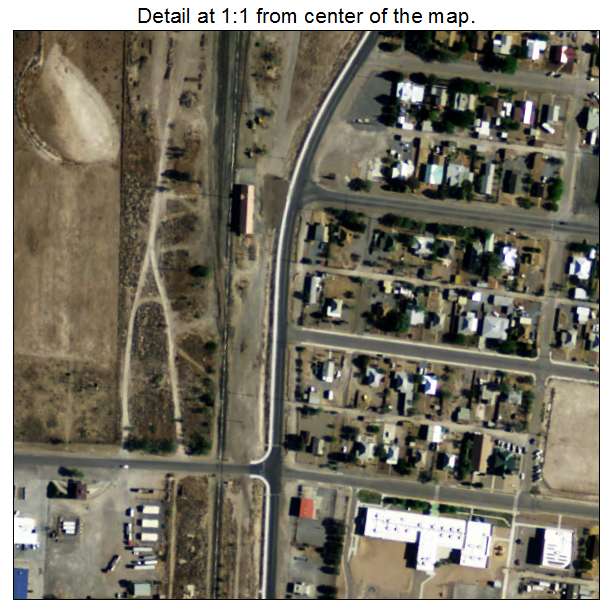 Hurley, New Mexico aerial imagery detail