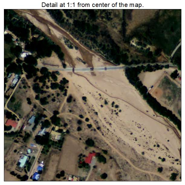 Jaconita, New Mexico aerial imagery detail