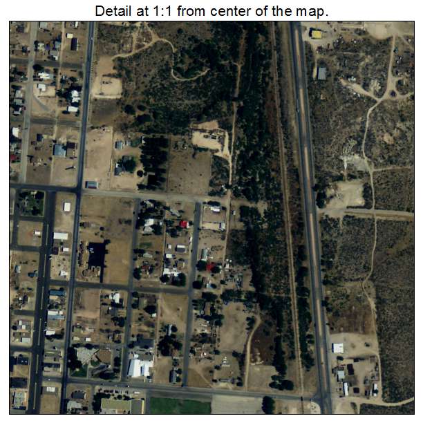 Jal, New Mexico aerial imagery detail