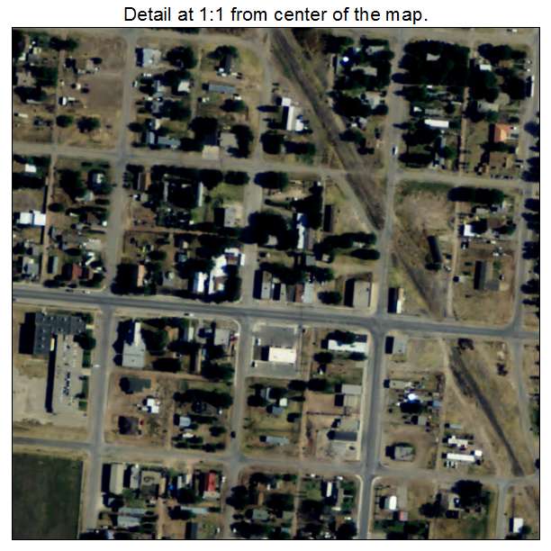 Loving, New Mexico aerial imagery detail