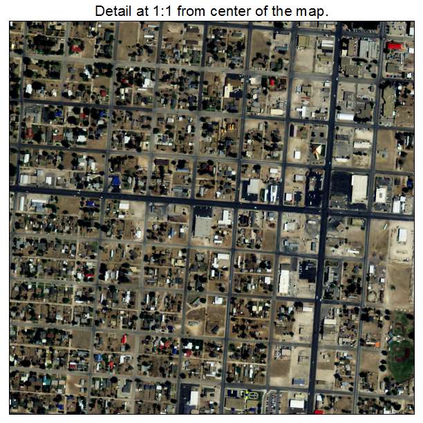 Lovington, New Mexico aerial imagery detail