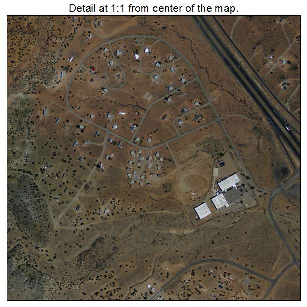 Mesita, New Mexico aerial imagery detail