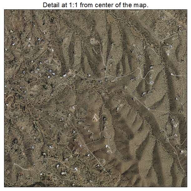 Placitas, New Mexico aerial imagery detail