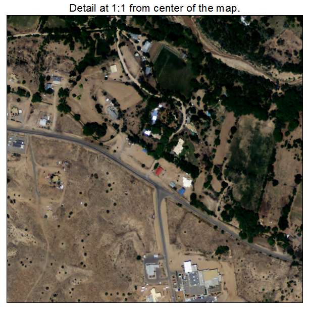 Pojoaque, New Mexico aerial imagery detail