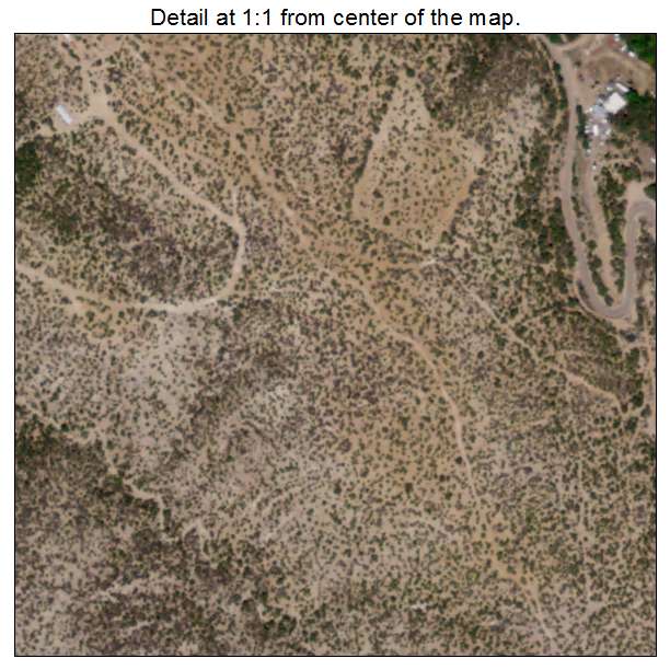 Rio en Medio, New Mexico aerial imagery detail