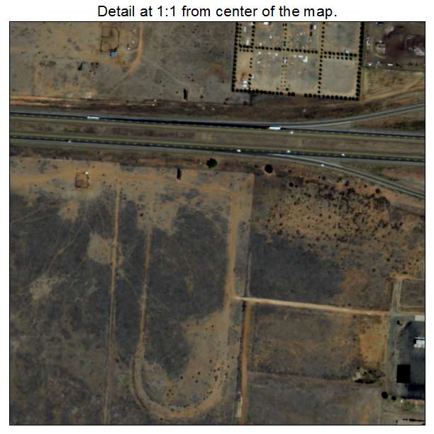 San Jon, New Mexico aerial imagery detail