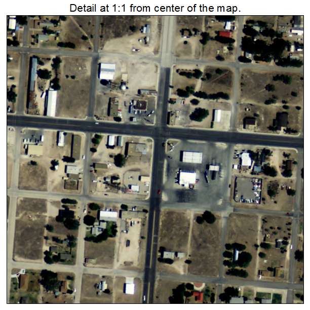 Tatum, New Mexico aerial imagery detail