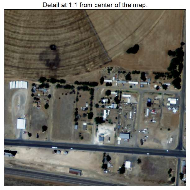 Texico, New Mexico aerial imagery detail