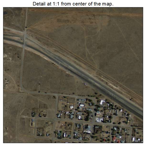 Vaughn, New Mexico aerial imagery detail