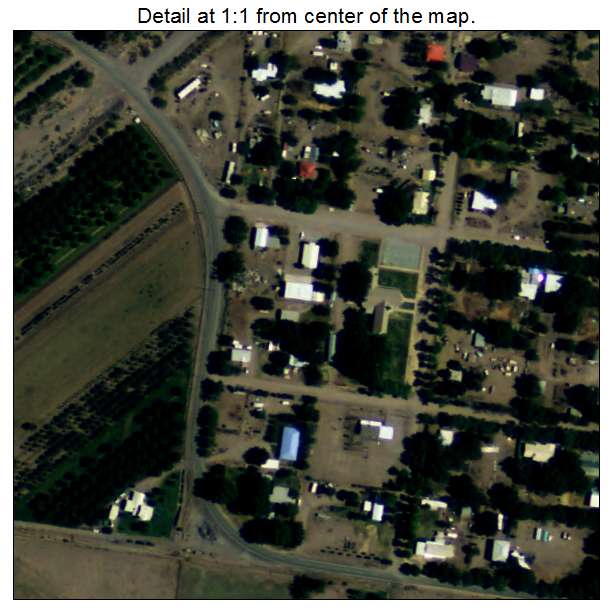 Virden, New Mexico aerial imagery detail