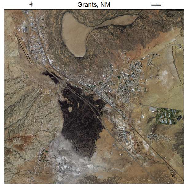 Grants, NM air photo map