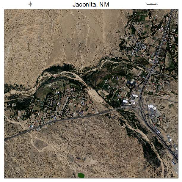 Jaconita, NM air photo map