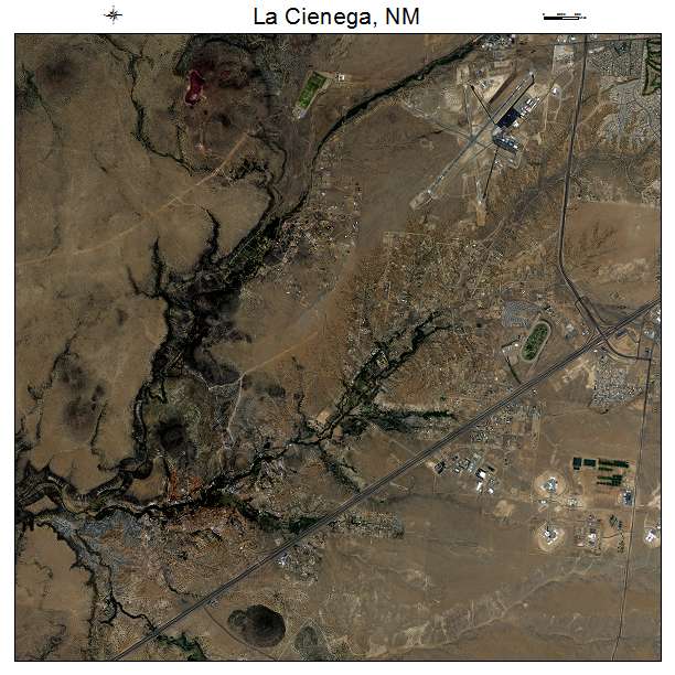 La Cienega, NM air photo map