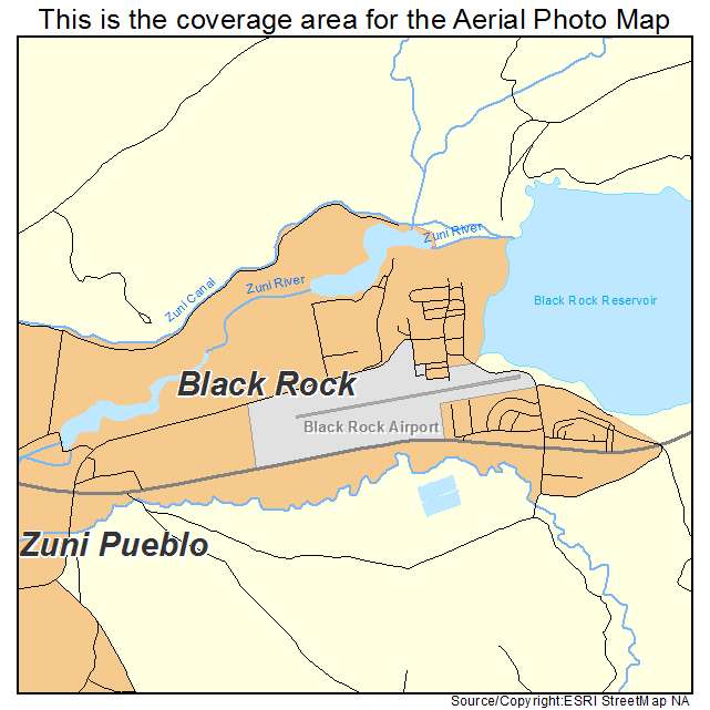 Black Rock, NM location map 